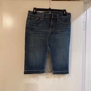 7 for all mankind Jean skirt
